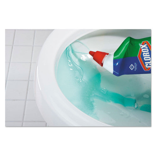 Clorox Toilet Bowl Cleaner with Bleach, Fresh Scent, 24oz Bottle